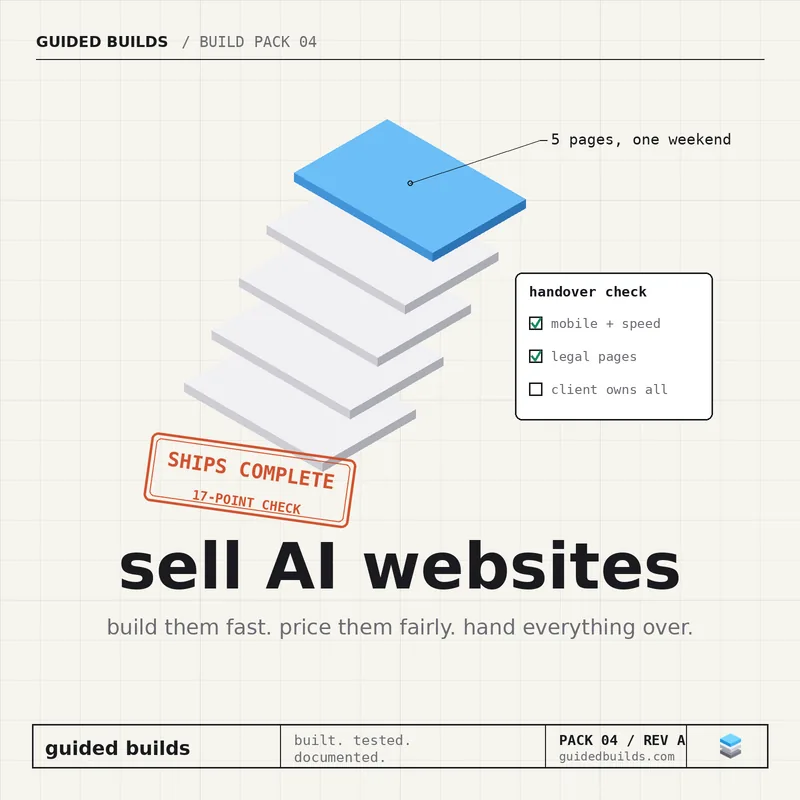 sell ai websites cover